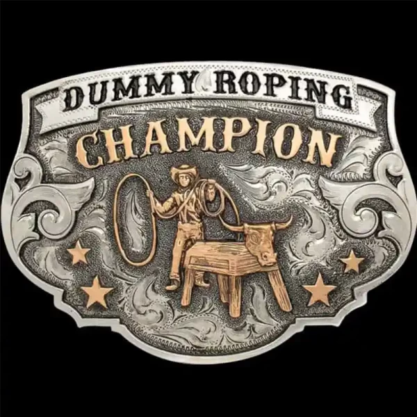 Dummy Roping Champion Belt Buckle (Out of Stock)